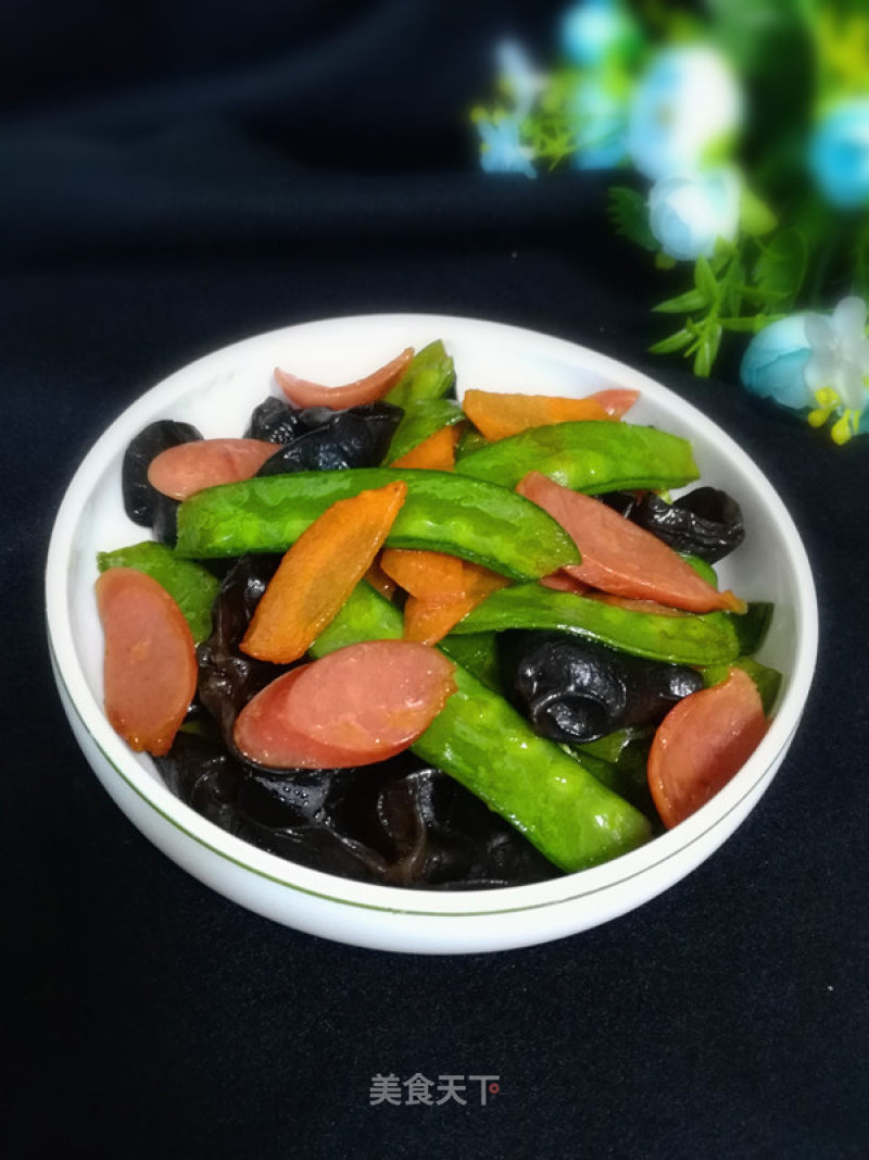 Fried Snow Peas recipe