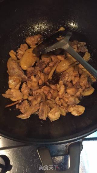Stir-fried Chicken with Mushrooms recipe