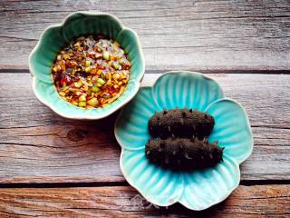 Sea Cucumber with Dipping Sauce recipe