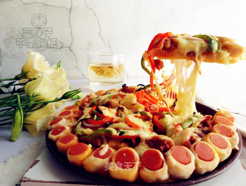 Non-fermented Salami Pizza recipe