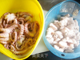 Cuttlefish Braised Pork Belly recipe