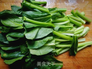 Stir-fried Vegetable Core with Black Fungus and Yuba recipe