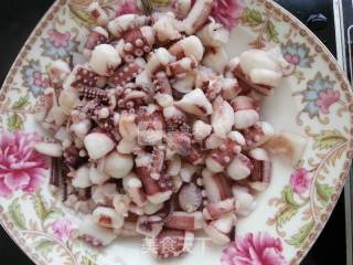 Fried Squid with Chives recipe