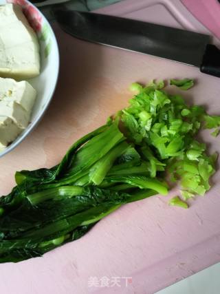 A Good Partner for Fat Reduction~chilled Cabbage Tofu recipe