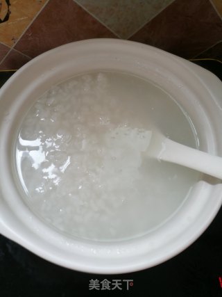 Choy Sum Pork Congee recipe