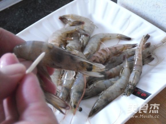 Braised Tiger Shrimp with Rice Wine recipe