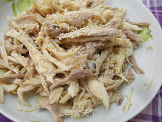 (one Chicken, Three Eats) Salt-baked Shredded Chicken recipe