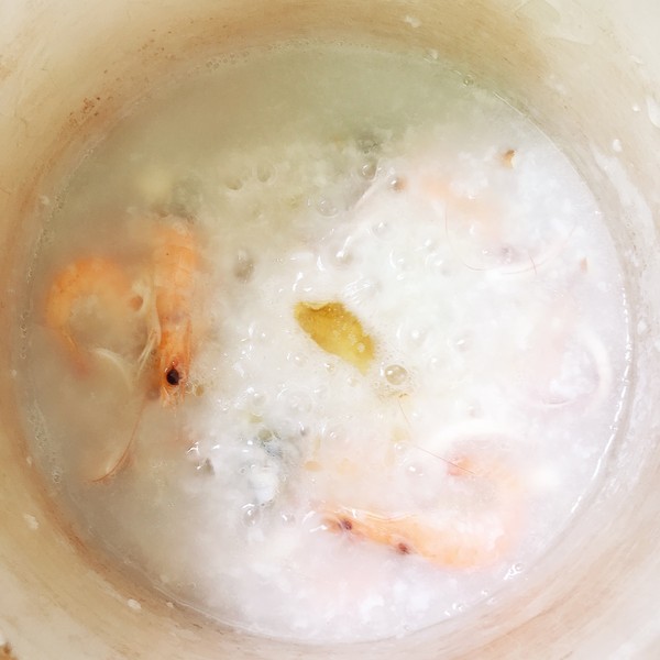 Seafood Porridge with Fresh Eyebrows recipe