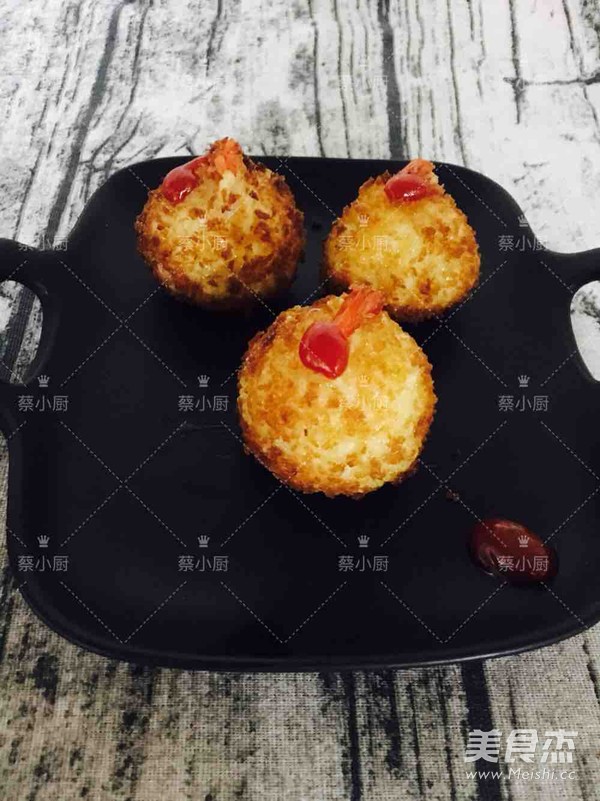 Crispy Shrimp Rice Balls recipe