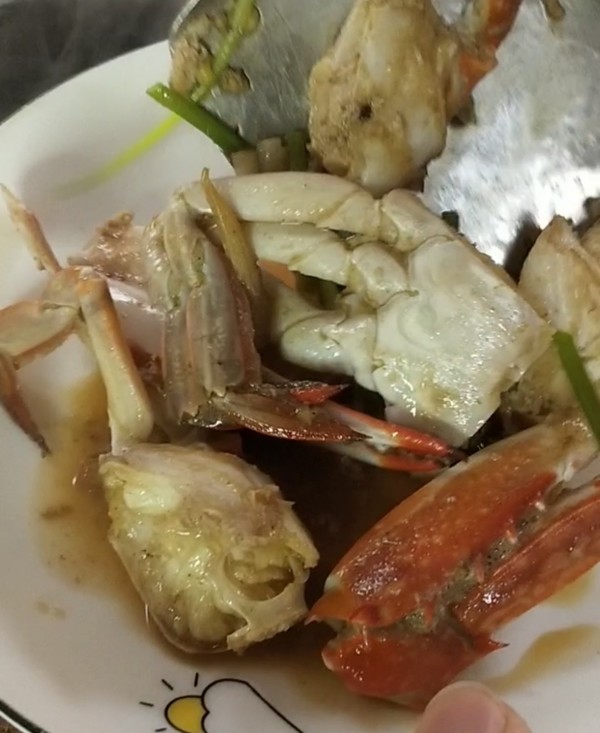 Scallion and Ginger Portunus Crab recipe