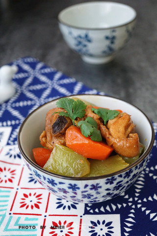 [northeast] Roasted Chicken Drumsticks with Lettuce and Carrot recipe