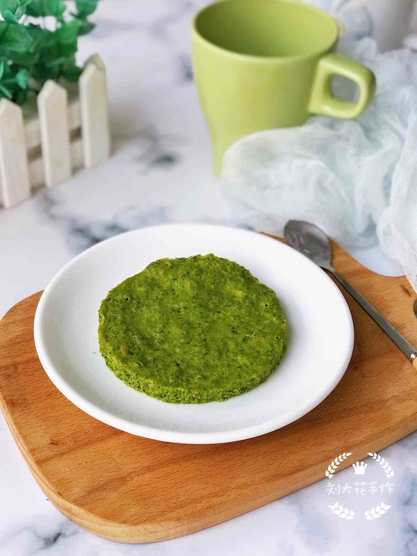 Spinach Sweet Potato Cake for Baby Food recipe