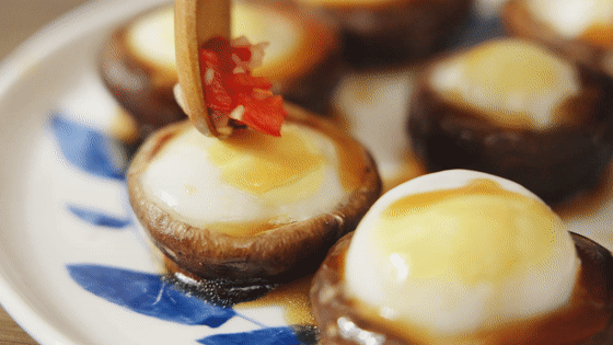 This is A Creative Dish Belonging to Quail Eggs-steamed Quail with Mushrooms recipe