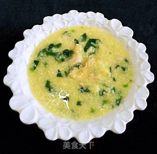 Millet Chicken Spinach Congee recipe