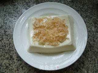 Shrimp and Preserved Egg with Tofu recipe