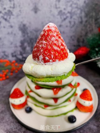 Christmas Tree Muffin Cake recipe