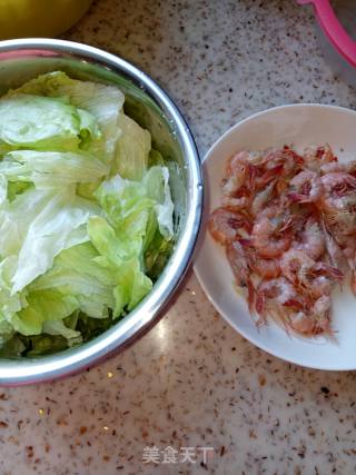 Lettuce and Shrimp Salad recipe