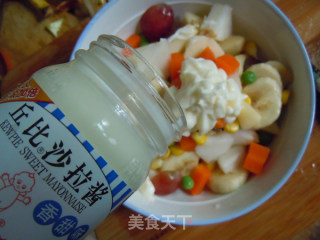 [fruit and Vegetable Salad] An Afternoon Dessert Suitable for Pregnant Women and Children recipe