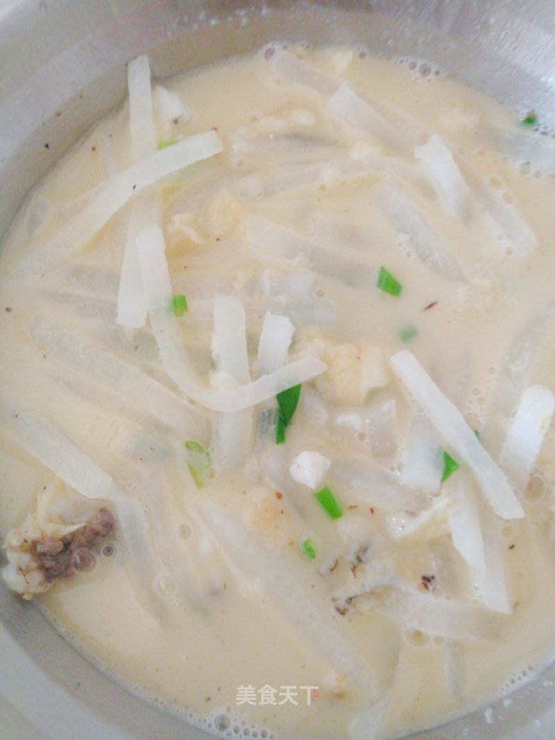 Boiled Fish with Shredded Radish recipe