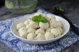 Boiled Chicken Meatballs recipe