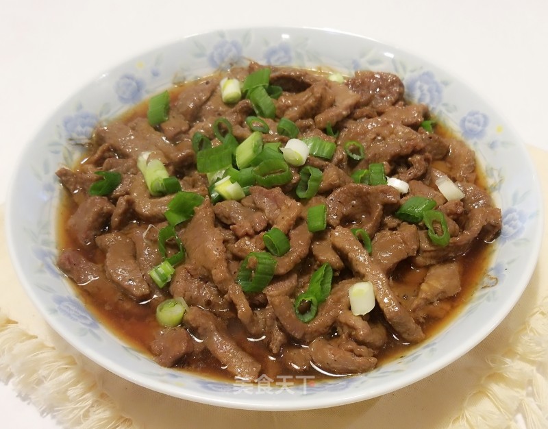 Steamed Beef with Black Pepper