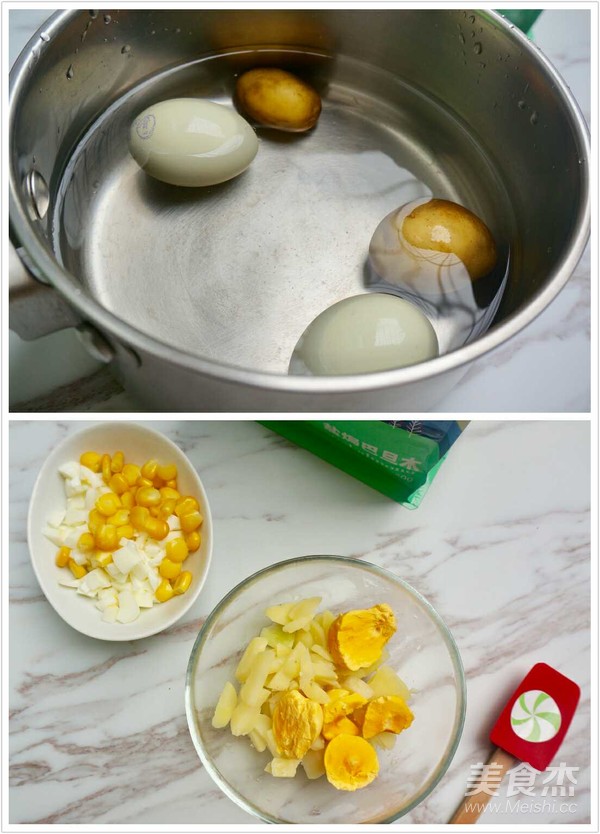 Hong Kong Style Broken Egg Salad recipe