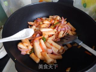 Rice Cake with Gushao Sauce recipe