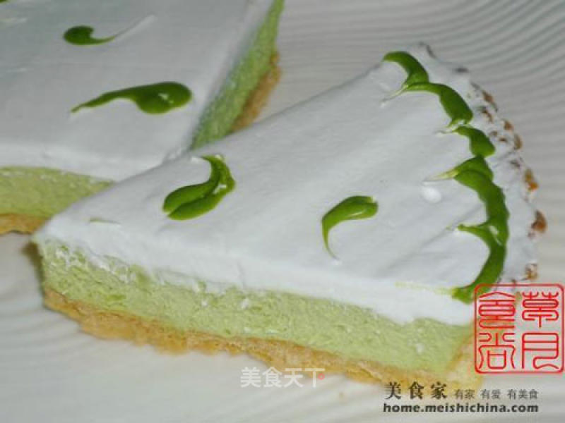 Matcha Cheese Pie recipe