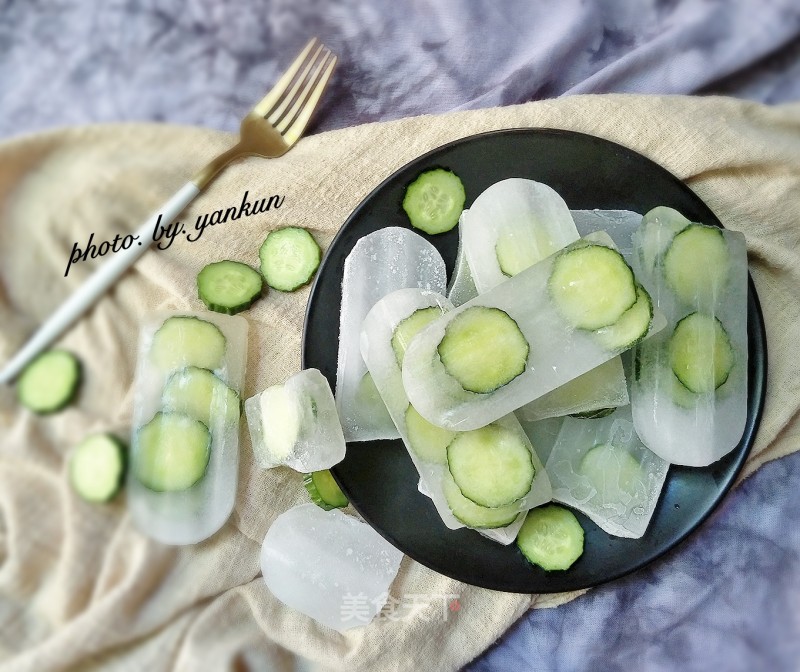 Cucumber Sprite Popsicles recipe