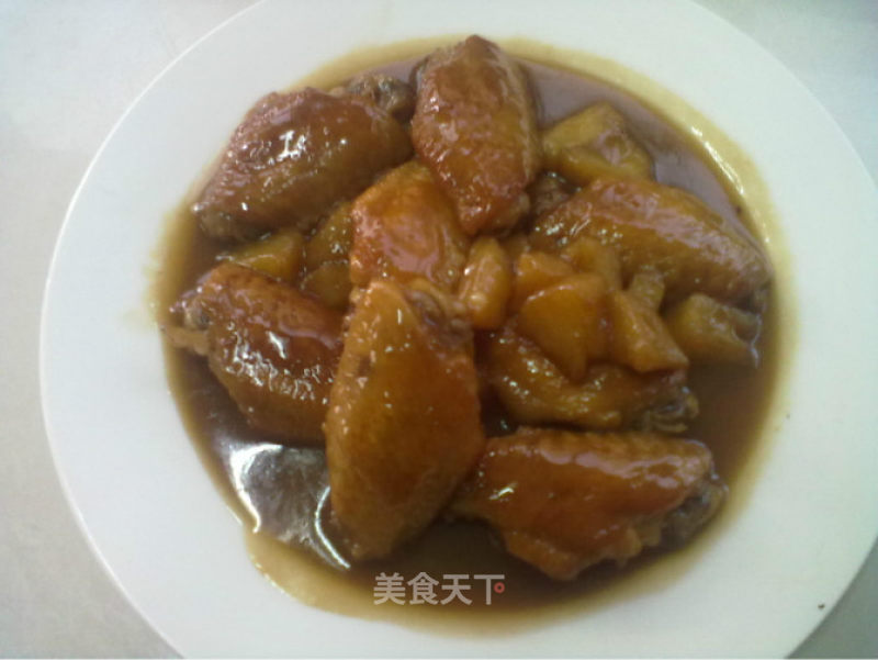 Apple Chicken Wings recipe