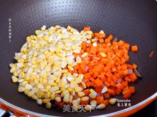 Fried Ham with Colorful Ham recipe