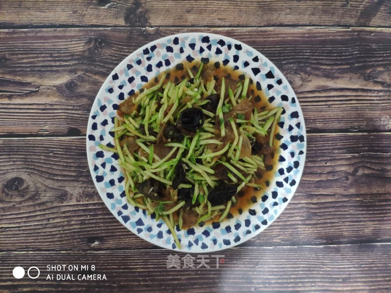 Jellyfish Head Mixed with Cucumber