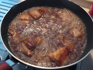 Braised Pork with Dried Beans recipe