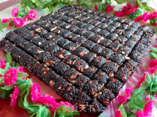 Coconut, Red Dates, Sesame and Walnut Candy recipe