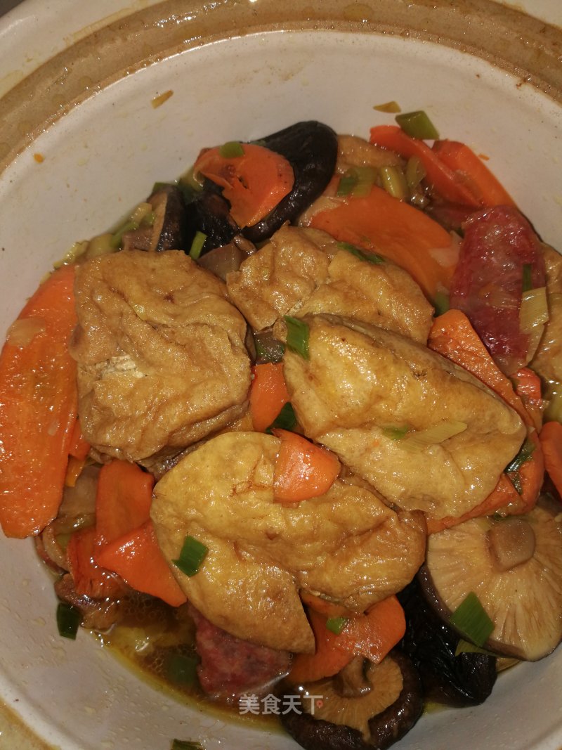 Casserole Oil Tofu recipe