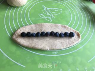 Pork Floss Blueberry Bread recipe