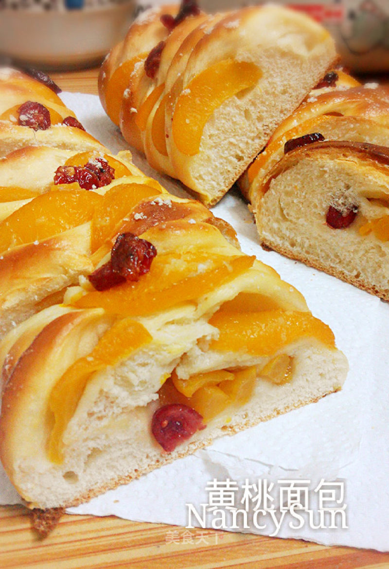 Small Fresh Fruit Bread-yellow Peach Bread recipe