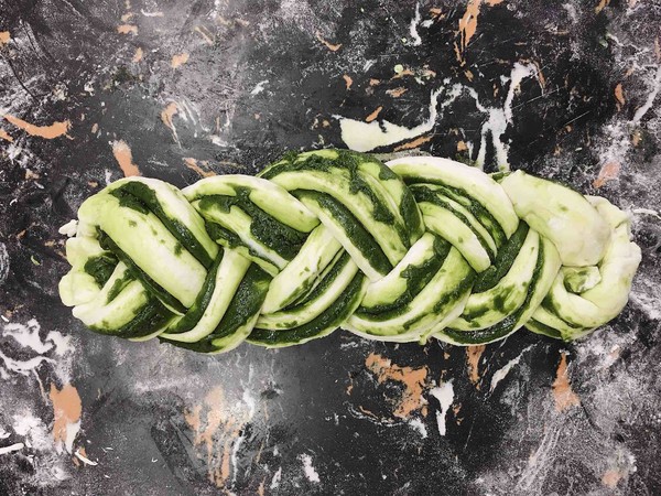 Matcha Souffle Marble Bread recipe