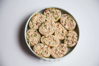 Tofu Rolls with Scallion Oil and Pork Froth recipe