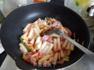 Rice Cake with Gushao Sauce recipe