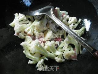 Bacon, Green, Cauliflower Soup recipe