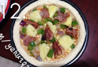 [bacon Pineapple Pizza]----the Taste of Love recipe