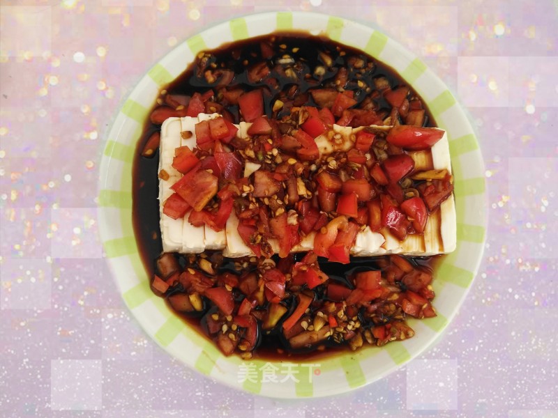 Tomato Steamed Tofu recipe