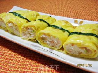 Egg Crust Shrimp Roll recipe