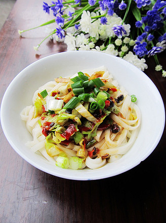 Lotus White Bean Sauce Noodles recipe
