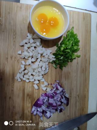 Vegetable Egg Fried Rice recipe