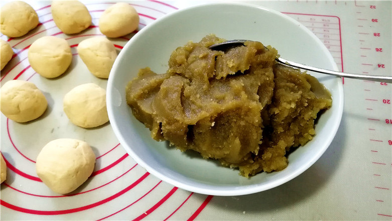 Sweet Potato Green Bean Paste and Glutinous Rice Cake recipe