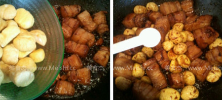 Braised Pork with Chestnut recipe