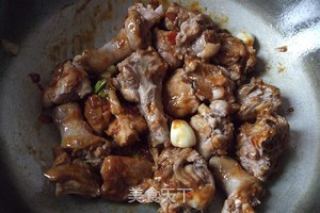 Duck with Red Oil Lettuce recipe