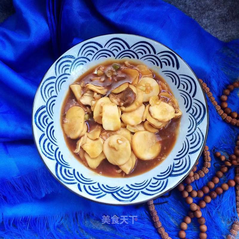 Sliced Pleurotus in Oyster Sauce recipe
